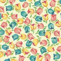 Petite Tulips Floral Print Paper ~ Carta Varese Italy